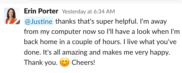 “It's all amazing and makes me very happy.”